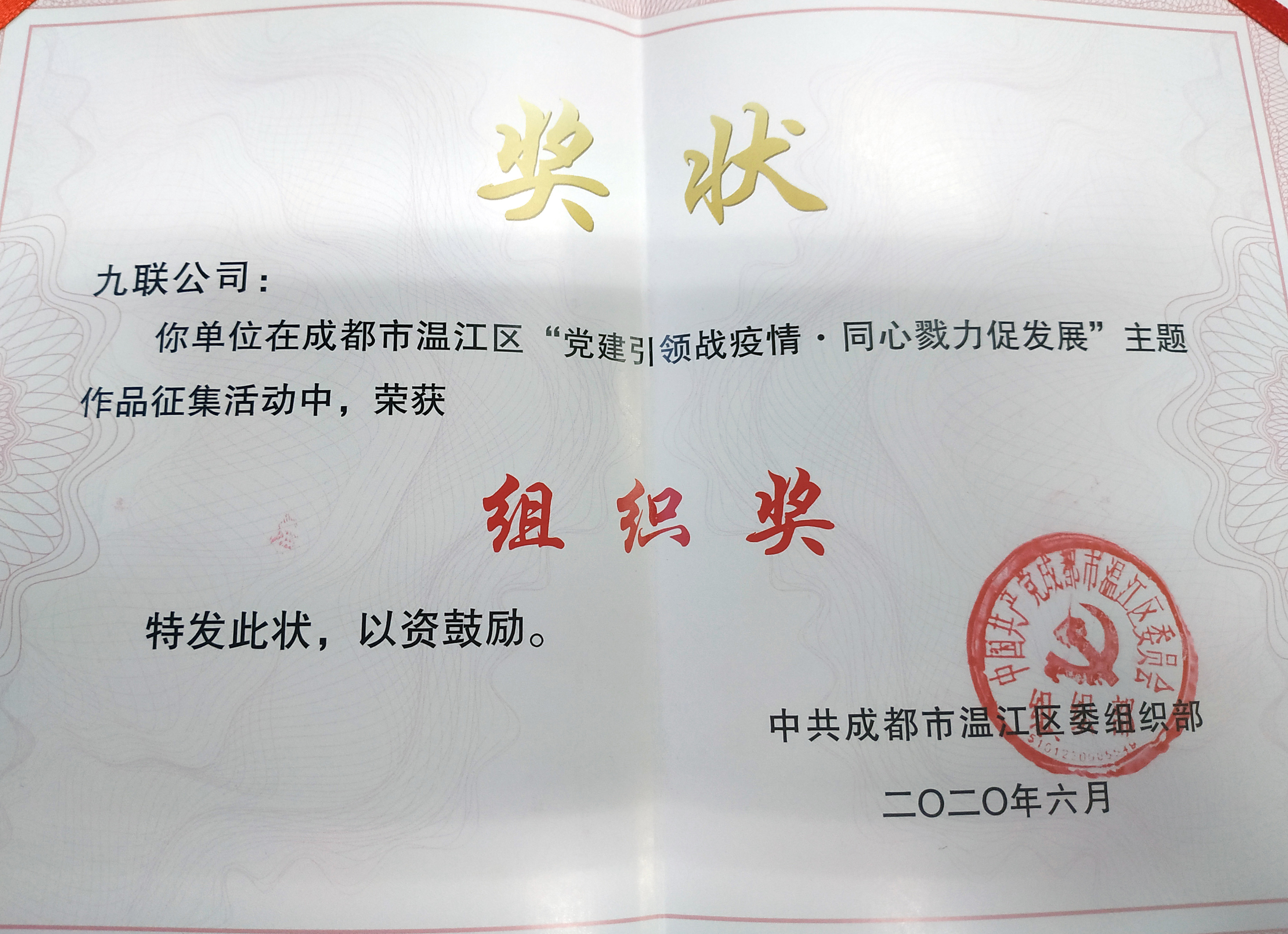 20年“黨建引領(lǐng)戰(zhàn)疫情，同心戮力促發(fā)展主題作品征集活動(dòng)”組織獎(jiǎng)“.jpg