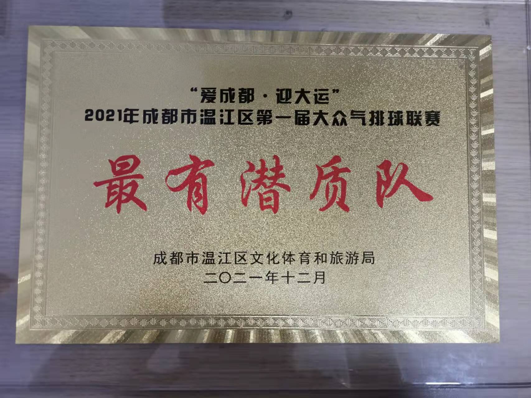 “愛成都.迎大運(yùn)“2021年成都市溫江區(qū)第一屆大眾氣排球聯(lián)賽最有潛質(zhì)隊(duì).jpg