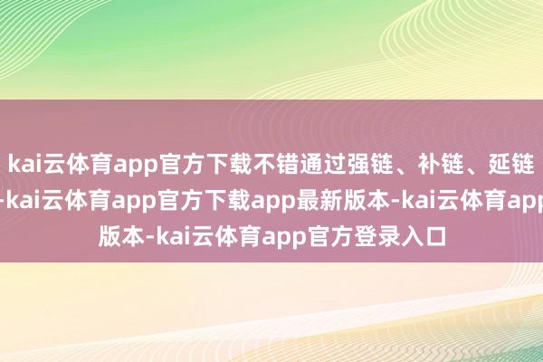 kai云体育app官方下载不错通过强链、补链、延链、建链的样式-kai云体育app官方下载app最新版本-kai云体育app官方登录入口